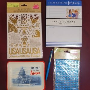 American/USA Red White & Blue Bundle